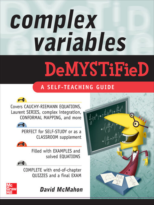 Title details for Complex Variables Demystified by David McMahon - Available